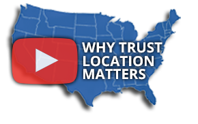 Why trust location matters
